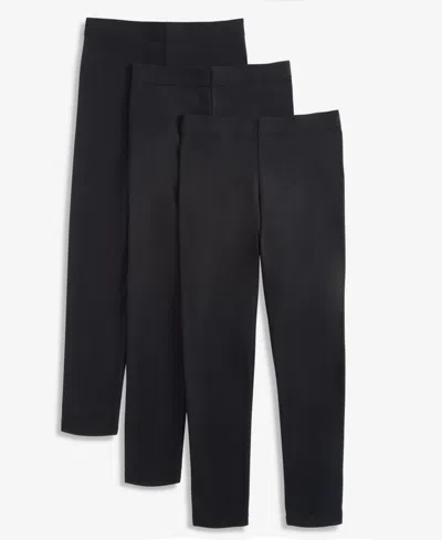 Epic Threads Kids' Girls' Xs-xl Solid Leggings, 3-pack, Macy's Exclusive In Black