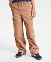 Epic Threads Little & Big Boys Durable Twill Cargo Pants, Exclusively At Macy's In Neutral