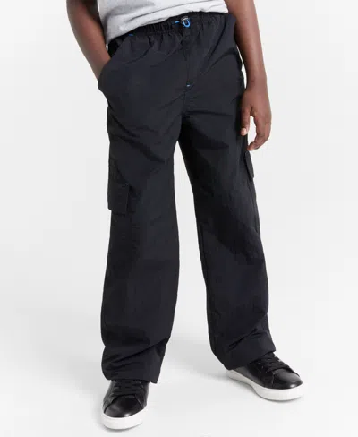 Epic Threads Kids' Little & Big Boys Nylon Cargo Pants, Created For Macy's In Deep Black