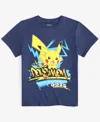 Epic Threads Little & Big Boys Pikachu Pokemon Graphic Short-sleeve T-shirt, Exclusively At Macy's In Medieval Blue