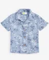 Epic Threads Little & Big Boys Scenic Short Sleeve Shirt, Created For Macy's In Blue Ash S
