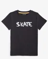 Epic Threads Little & Big Boys Slicked Skate Graphic T-shirt, Created For Macy's In Deep Black