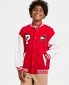 Epic Threads Little & Big Boys Snoopy Varsity Jacket, Macy's Exclusive In Multi