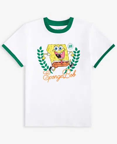 Epic Threads Kids' Little & Big Boys Spongebob Ringer T-shirt, Exclusively At Macy's