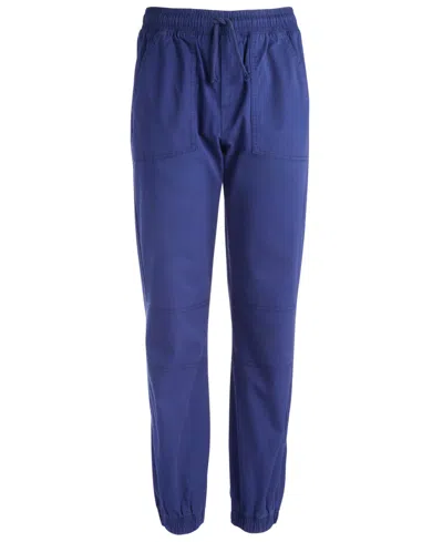 Epic Threads Kids' Little & Big Boys Twill Jogger Pants, Created For Macy's In Medieval Blue