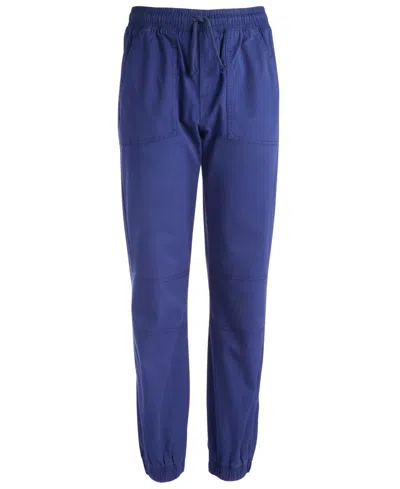 Epic Threads Kids' Little & Big Boys Twill Jogger Pants With Reinforced Knees In Medieval Blue
