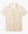 Epic Threads Little & Big Boys Two-tone Button-down Shirt, Exclusively At Macy's In Travertine