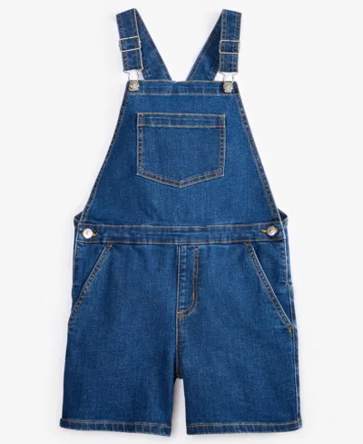 Epic Threads Kids' Little & Big Girls Denim Shortalls, Exclusively At Macy's In Wembley Wa