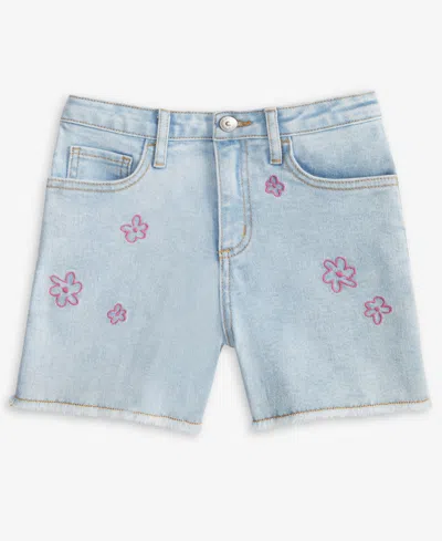 Epic Threads Kids' Little & Big Girls Embroidered Denim Shorts, Exclusively At Macy's In Canning Wa