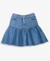 Epic Threads Little & Big Girls Indigo Cotton Denim Ruffle Skirt, Exclusively At Macy's