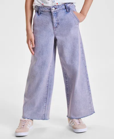 Epic Threads Kids' Little & Big Girls Indigo Wide-leg Crop Jeans, Exclusively At Macy's