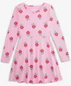 Epic Threads Little & Big Girls Jolly Blooms Printed Dress, Macy's Exclusive In Pink