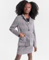 Epic Threads Little & Big Girls Plaid Blazer, Created For Macy's In Brushed Al