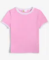 Epic Threads Little & Big Girls Rib Baby Tee, Exclusively At Macy's In Pink