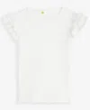 Epic Threads Little & Big Girls Ruffled-sleeve Pointelle Top, Macy's Exclusive In Animal Print