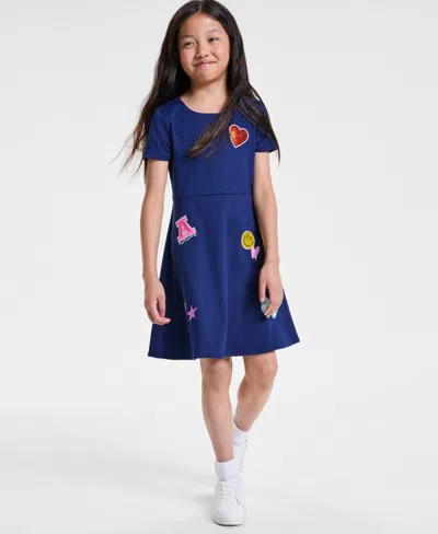 Epic Threads Kids' Little & Big Girls Sequin Patches Dress, Exclusively At Macy's