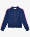 Epic Threads Little & Big Girls Sequin Striped Bomber Jacket, Exclusively At Macy's