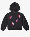 Epic Threads Little & Big Girls Star Sequined Pullover Hoodie, Created For Macy's In Deep Black