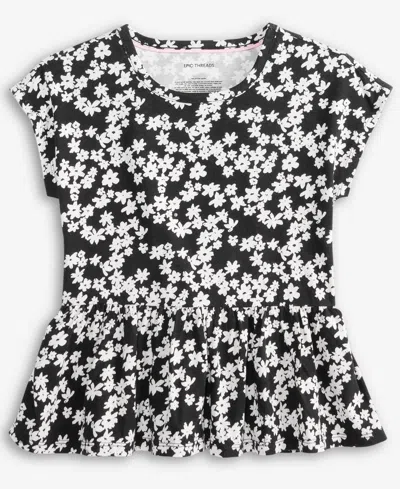 Epic Threads Kids' Little & Big Girls Susie Floral Peplum Top, Exclusively At Macy's