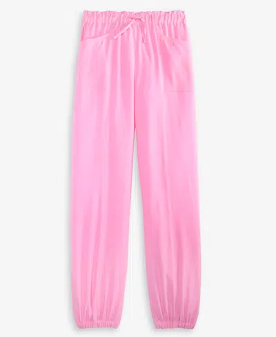 Epic Threads Kids' Little & Big Girls Twill Jogger Pants, Exclusively At Macy's In Pink