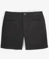 Epic Threads Little & Big Girls Twill Patch-pocket Shorts, Exclusively At Macy's In Deep Black