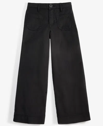 Epic Threads Kids' Little & Big Girls Twill Patch-pocket Wide-leg Pants, Exclusively At Macy's