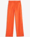 Epic Threads Little & Big Girls Twill Patch-pocket Wide-leg Pants, Exclusively At Macy's In Mandarin R