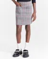 Epic Threads Little & Big Girls Weave Plaid Pockets Skirt, Created For Macy's In Brushed Al