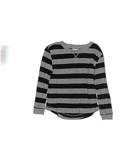 Pre-owned Epic Threads Kids' Long Sleeve Henley Shirt In Gray
