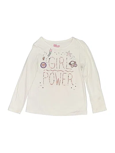 Pre-owned Epic Threads Kids' Long Sleeve T-shirt In Ivory