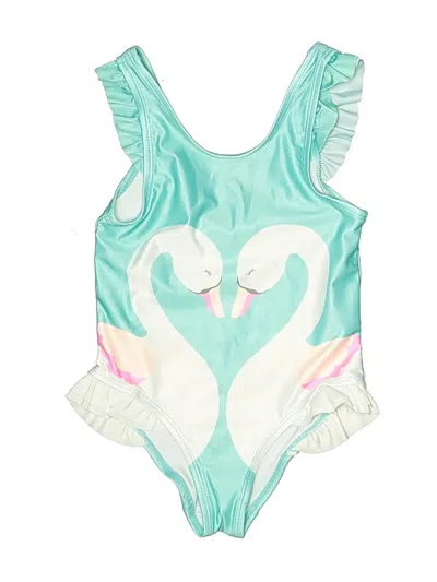 Pre-owned Epic Threads Kids' One Piece Swimsuit In Blue