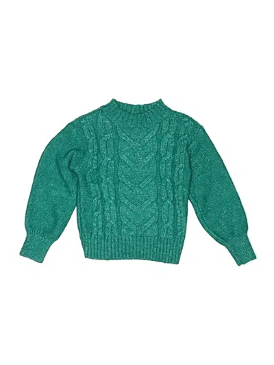 Pre-owned Epic Threads Kids' Pullover Sweater In Green