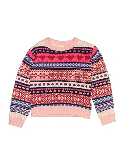 Pre-owned Epic Threads Kids' Pullover Sweater In Pink