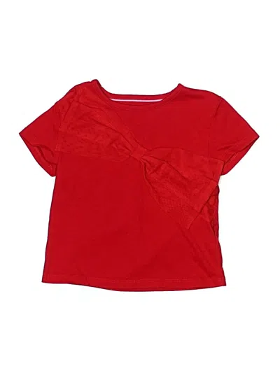 Pre-owned Epic Threads Kids' Short Sleeve Top Red Crew Neck Tops
