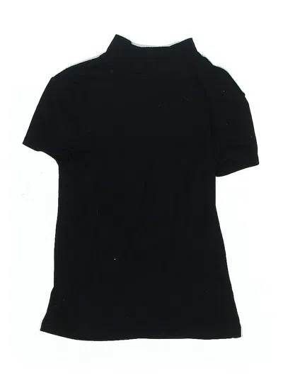 Pre-owned Epic Threads Kids' Short Sleeve Turtleneck In Black