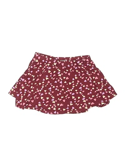 Pre-owned Epic Threads Kids' Skirt In Burgundy
