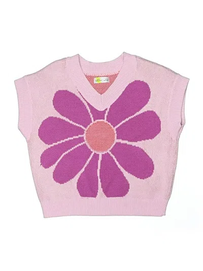 Pre-owned Epic Threads Kids' Sweater Vest In Pink