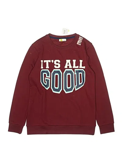 Pre-owned Epic Threads Kids' Sweatshirt In Burgundy