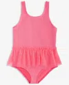 Epic Threads Toddler And Little Girls Glitter Tutu One-piece Swimsuit, Exclusively At Macy's In Razzle Pink