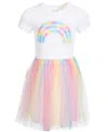 EPIC THREADS TODDLER & LITTLE GIRLS RAINBOW TULLE DRESS, CREATED FOR MACY'S