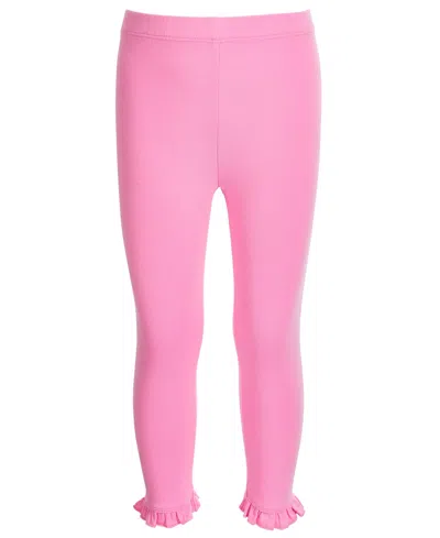 Epic Threads Kids' Toddler & Little Girls Ruffle-hem Capri Leggings, Created For Macy's In Juicy Pink