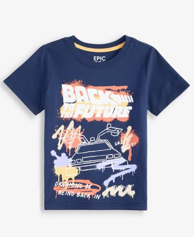 Epic Threads Kids' Toddler Boys' 12m-5t Back To The Future Dream Graphic T-shirt, Macy's Exclusive In Blue