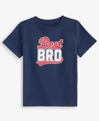 Epic Threads Kids' Toddler Boys' 12m-5t Best Bro Graphic T-shirt, Macy's Exclusive In Blue