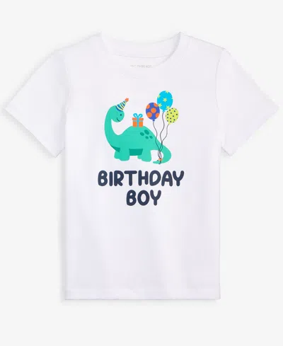 Epic Threads Kids' Toddler Boys' 12m-5t Birthday Boy Graphic T-shirt, Macy's Exclusive In White