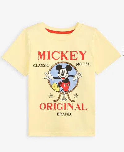 Epic Threads Kids' Toddler Boys' 12m-5t Classic Mickey Mouse Short-sleeve T-shirt, Macy's Exclusive In Yellow