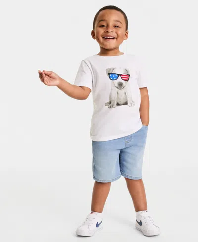Epic Threads Kids' Toddler Boys' 12m-5t Dog Graphic T-shirt, Macy's Exclusive In White