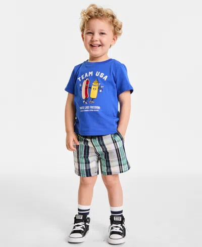 Epic Threads Babies' Toddler Boys' 12m-5t Graphic T-shirt, Macy's Exclusive In Blue
