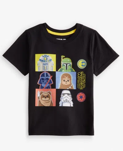 Epic Threads Kids' Toddler Boys' 12m-5t R2d2 And Friends Star Wars T-shirt, Macy's Exclusive In Black