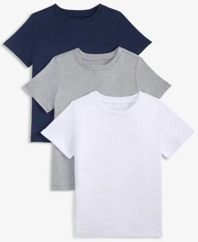 Epic Threads Kids' Toddler Boys' 12m-5t Short-sleeve Solid T-shirts, 2+1 Free Bonus Pack, Macy's Exclusive In White
