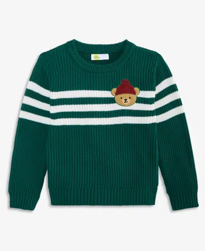 Epic Threads Kids' Toddler Boys' 12m-5t Teddy Sweater, Macy's Exclusive In Blue